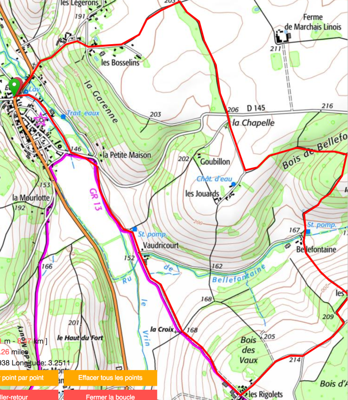 Bellefontaine 8,5 km